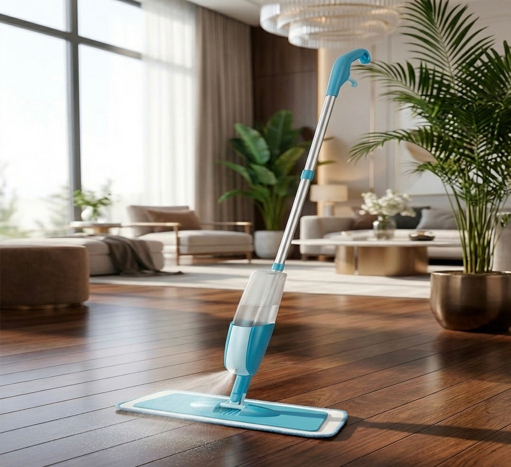 3-in-1 Spray Mop with 400ml Water Tank - Ultimate Floor Cleaning System
