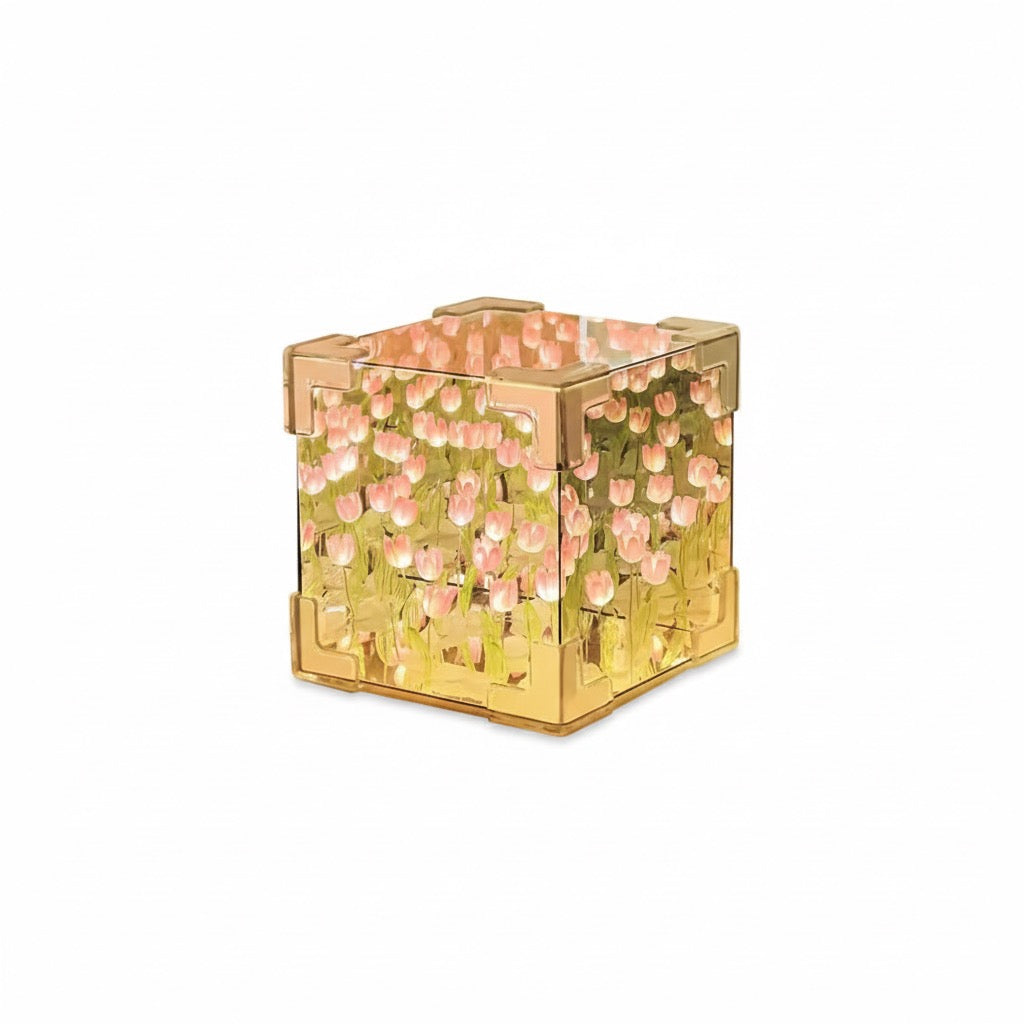 Enchanted Blossom LED Light Cube