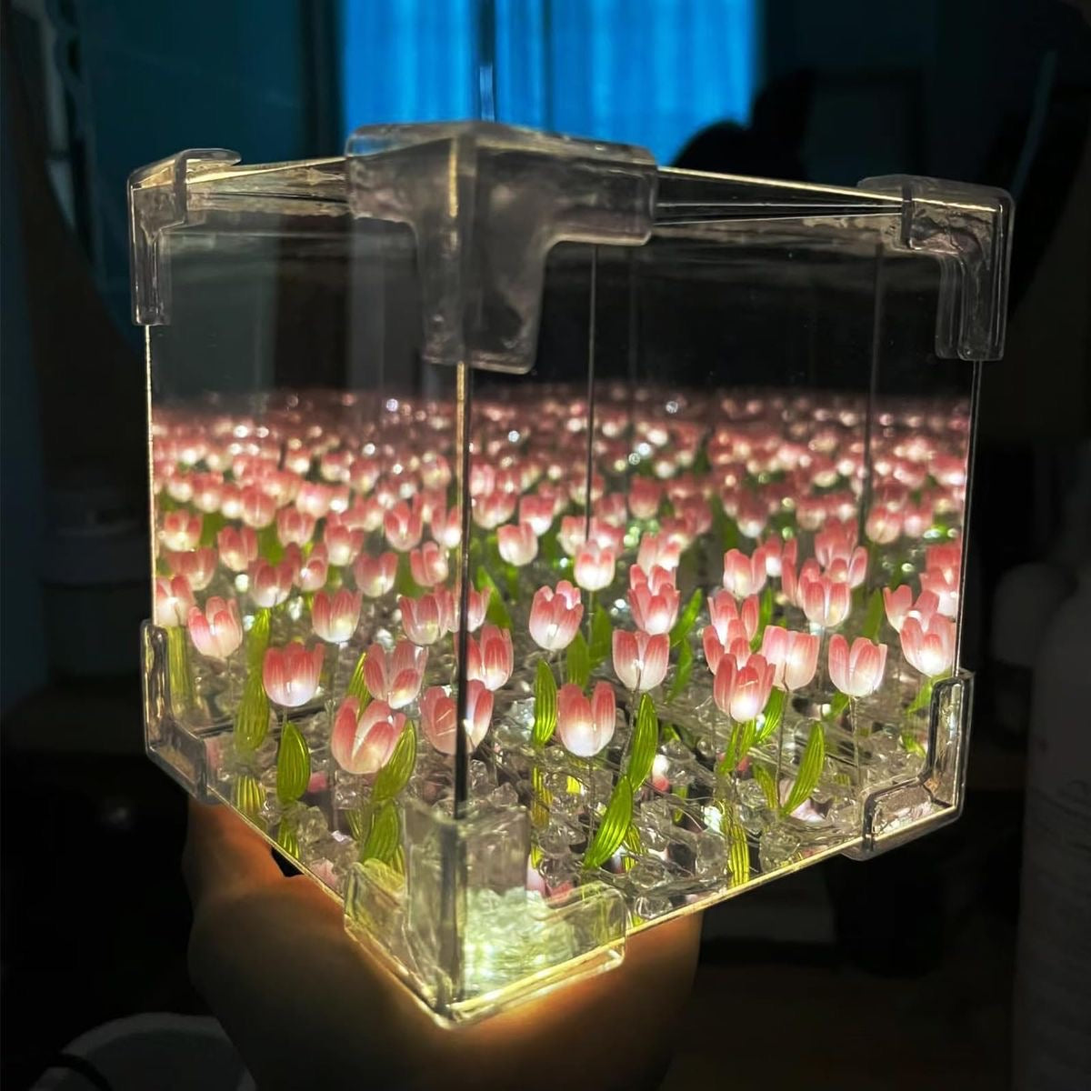 Enchanted Blossom LED Light Cube