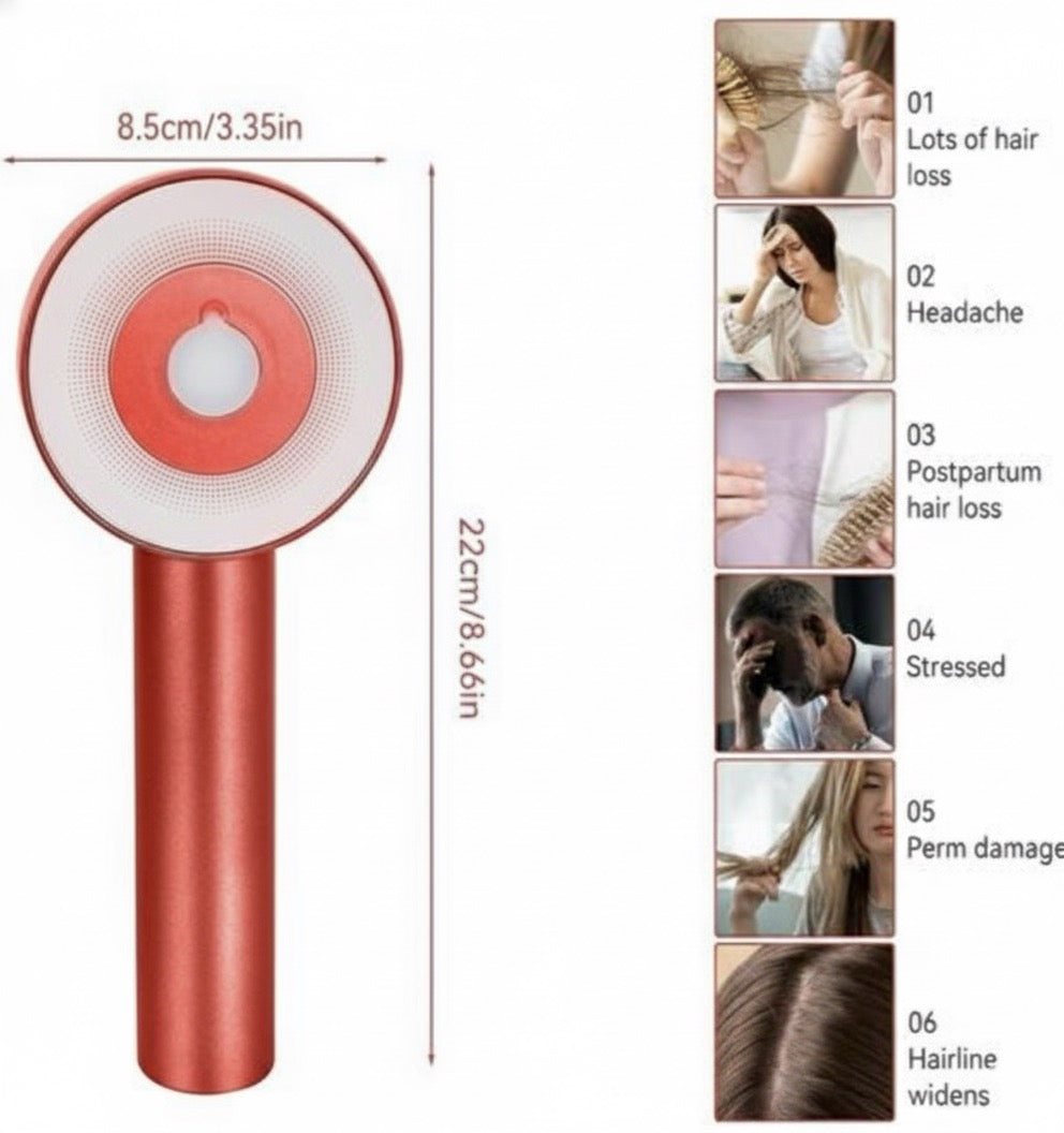 Advanced Scalp Massager for Hair Growth - Professional Treatment Device with 1500mAh Battery
