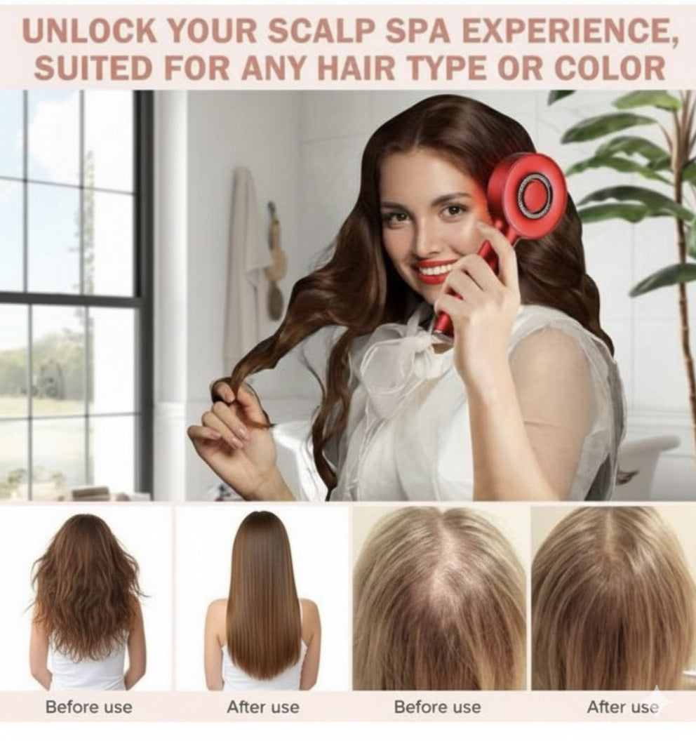Advanced Scalp Massager for Hair Growth - Professional Treatment Device with 1500mAh Battery